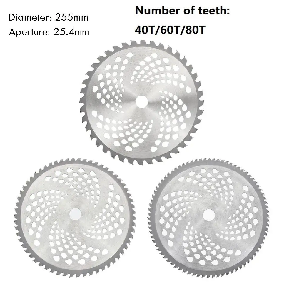 Прочный карбида триммер лезвие 40/60/80T газонокосилка травы Eater головка чистящей