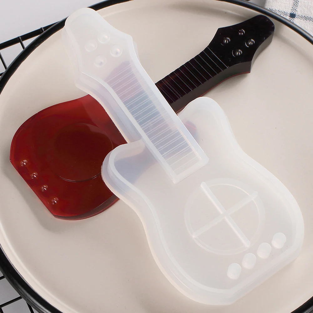 1 шт. силиконовая форма для торта в форме гитары помадки Желейная конфет