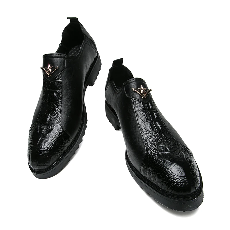 Misalwa Британский Винтажный Мужской костюм официальное платье на плоской подошве с