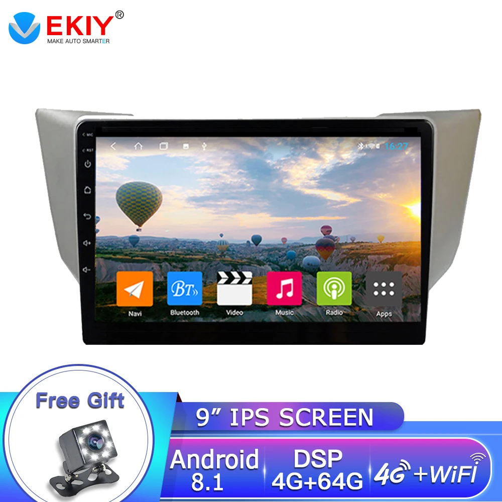 EKIY 9 &quotIPS Автомобильный мультимедийный плеер Авто Стерео для Lexus RX300 RX330 RX350 2003 2010 DAB