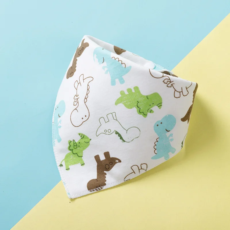1Pc beb&eacute; baberos Bandana babero triangular ropa de dibujos animados Saliva toalla alimentaci&oacute;n de beb&eacute; Baberos suave y absorbente ni&ntilde;os Baberos de ni&ntilde;a regalo de la Ducha del beb&eacute;-5