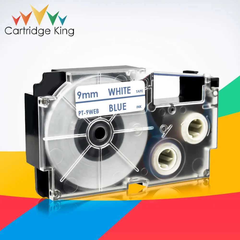 9 мм XR 9WEB синего цвета на белом фоне этикетировщик совместимый для объектива с