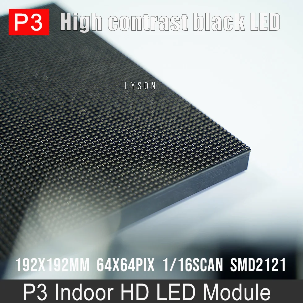 P3 Крытый SMD полноцветный светодиодный модуль для hd видео экрана 64*32 пикселей|led