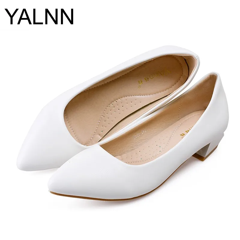 Yalnn/туфли лодочки на высоком каблуке женская обувь белые свадебные туфли для