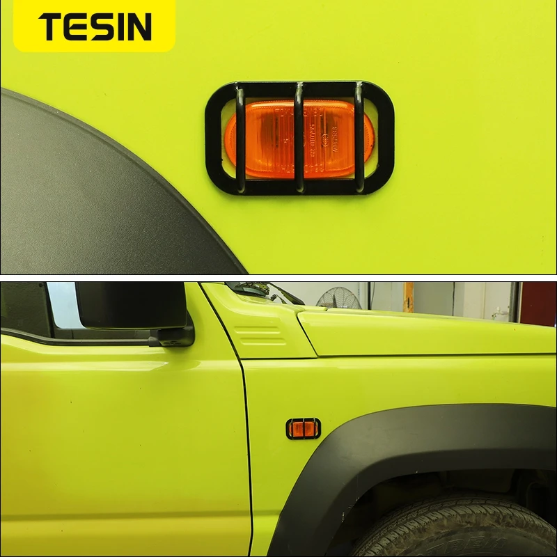 TESIN боковое крыло автомобиля поворотный сигнал декоративная крышка защита лампы