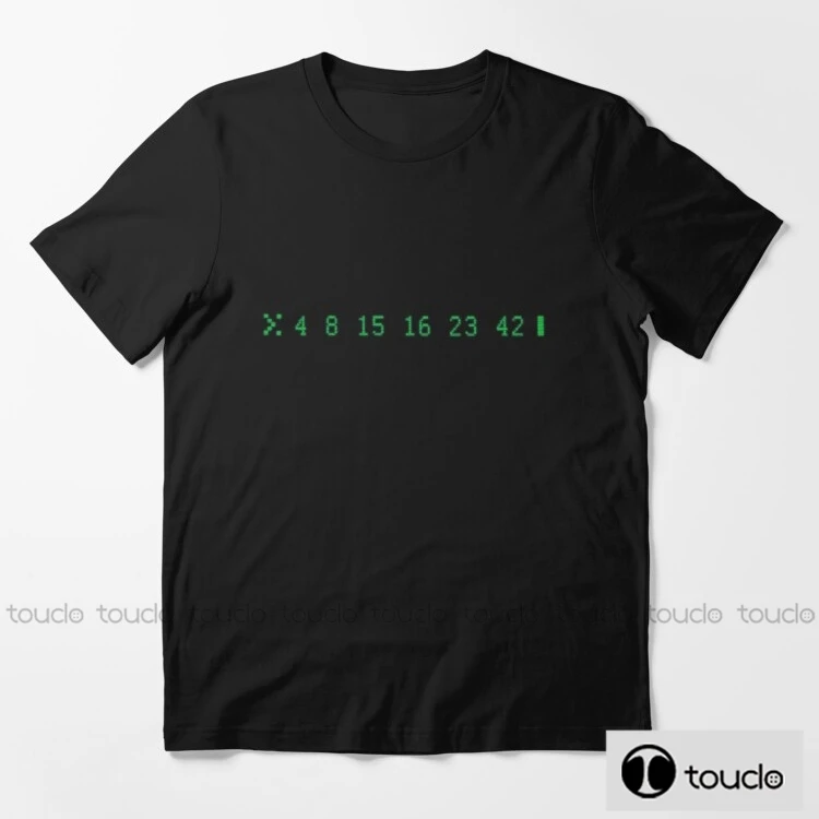 

Футболка мужская короткая с принтом «потерянные Цифры»