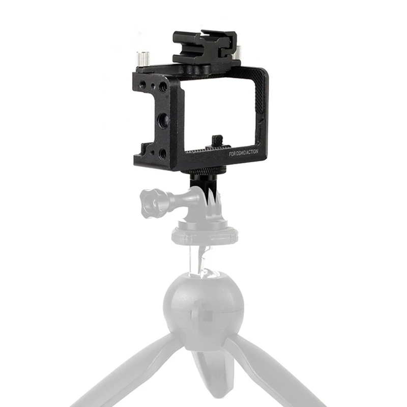

for Dji Osmo Action Camera Cage Aluminum Alloy Protective Frame Extension Camera Accessories
