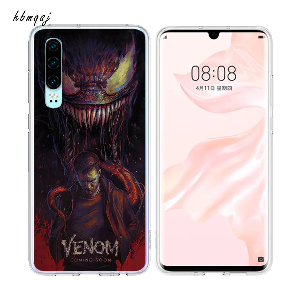 Cool funda for huawei honor 9 lite case silicone soft tpu clear superman hero venom cartoon couqe cover |