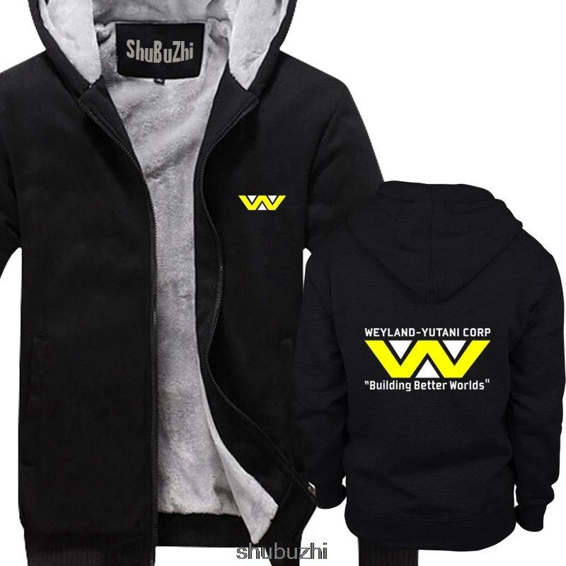Weyland yughi Corp Вдохновленный иностранец напечатан толстые толстовки Смешные Топы