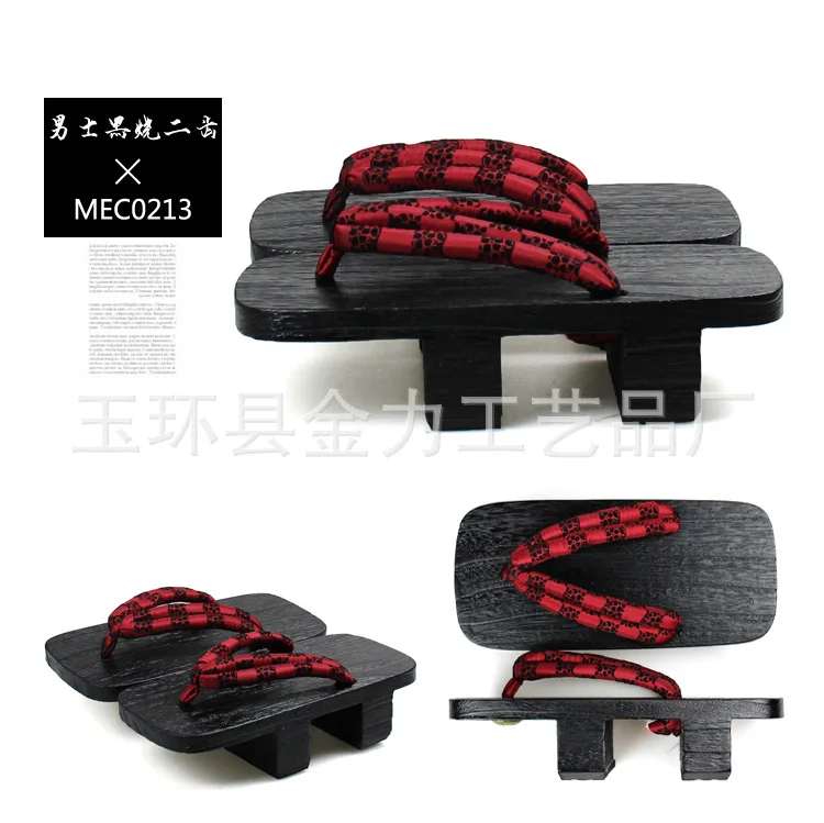 Шлепанцы для косплея мужчин сандалии на платформе традиционные в японском стиле