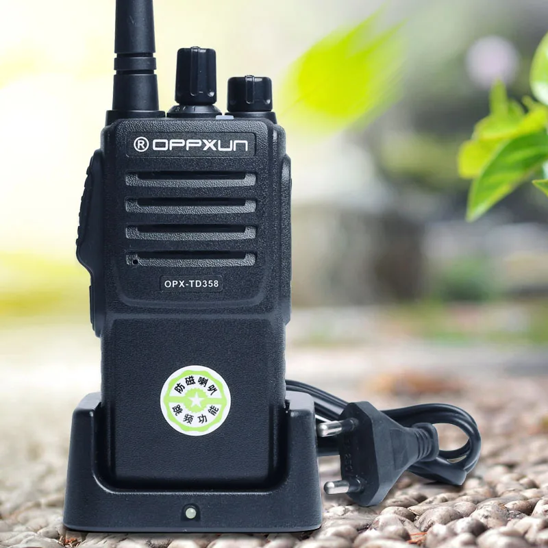 Oppxun - td-358 черный переговорные профессиональные UHF 400-470 МГц прочная машина 8 Вт с