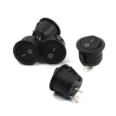5Pcs Plastic 2 Pin On/Off SPST Boat Rocker Switch AC 125V/250V 10A/6A | Обустройство дома