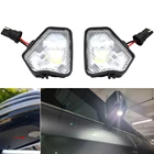 2 шт., Автомобильные светодиодные лампы для зеркала Mercedes Benz W176 X156 W204 W212 W246 W117 W218 W219 W209 W221 C117 W242