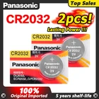 PANASONIC 2 шт. 3 в CR2032 ECR2032 DL2032 5004LC KL2032 литиевая батарея, Кнопочная монетница, подходит для планшетов
