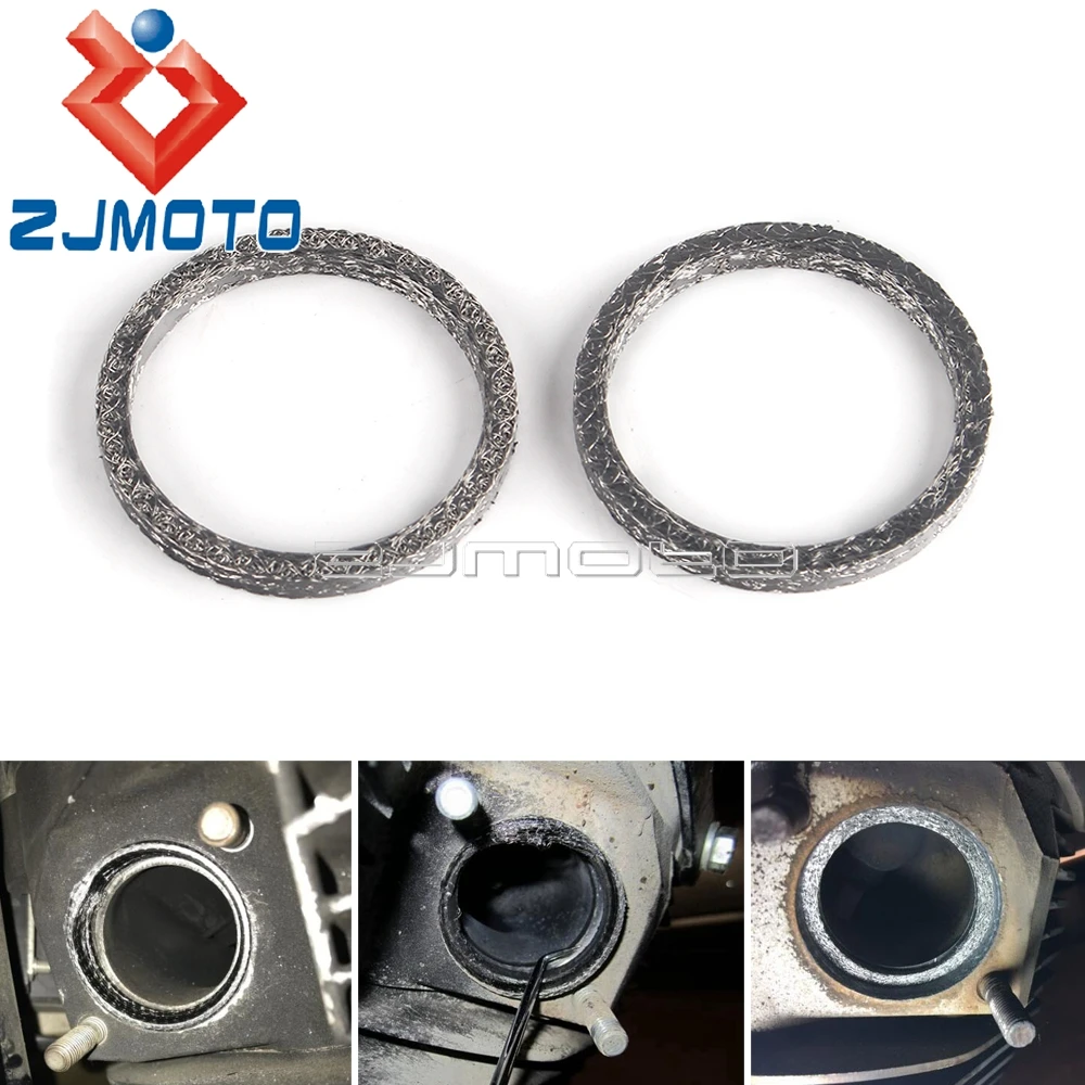 

Пара выхлопных прокладок для Мотоциклов Harley 1984-up 2021 Twin Cam Big Twin Sportster XL XL883 XL1200, аксессуары для мотоциклов