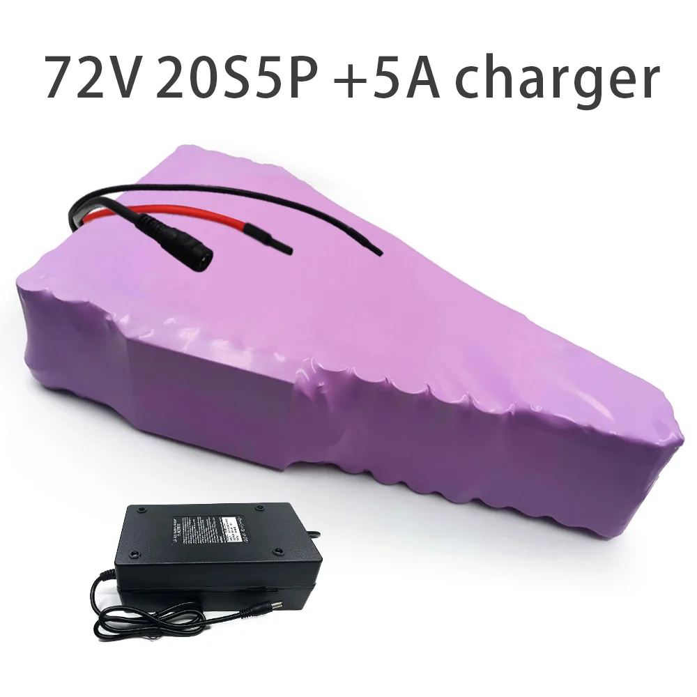 Литий-ионный мотоцикл с зарядным устройством 5 А 17 Ач 20S5P 72 в