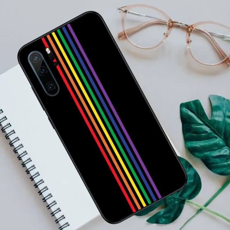 

Rainbow after the rain Phone Case For Huawei P9 P10 P20 P30 Pro Lite smart Mate 10 Lite 20 Y5 Y6 Y7 2018 2019