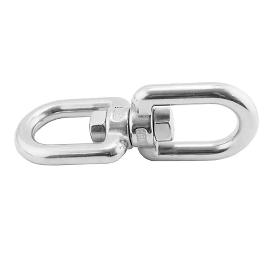 

6mm Stainless Steel Swivel Hook Connector Carabiner Keychain