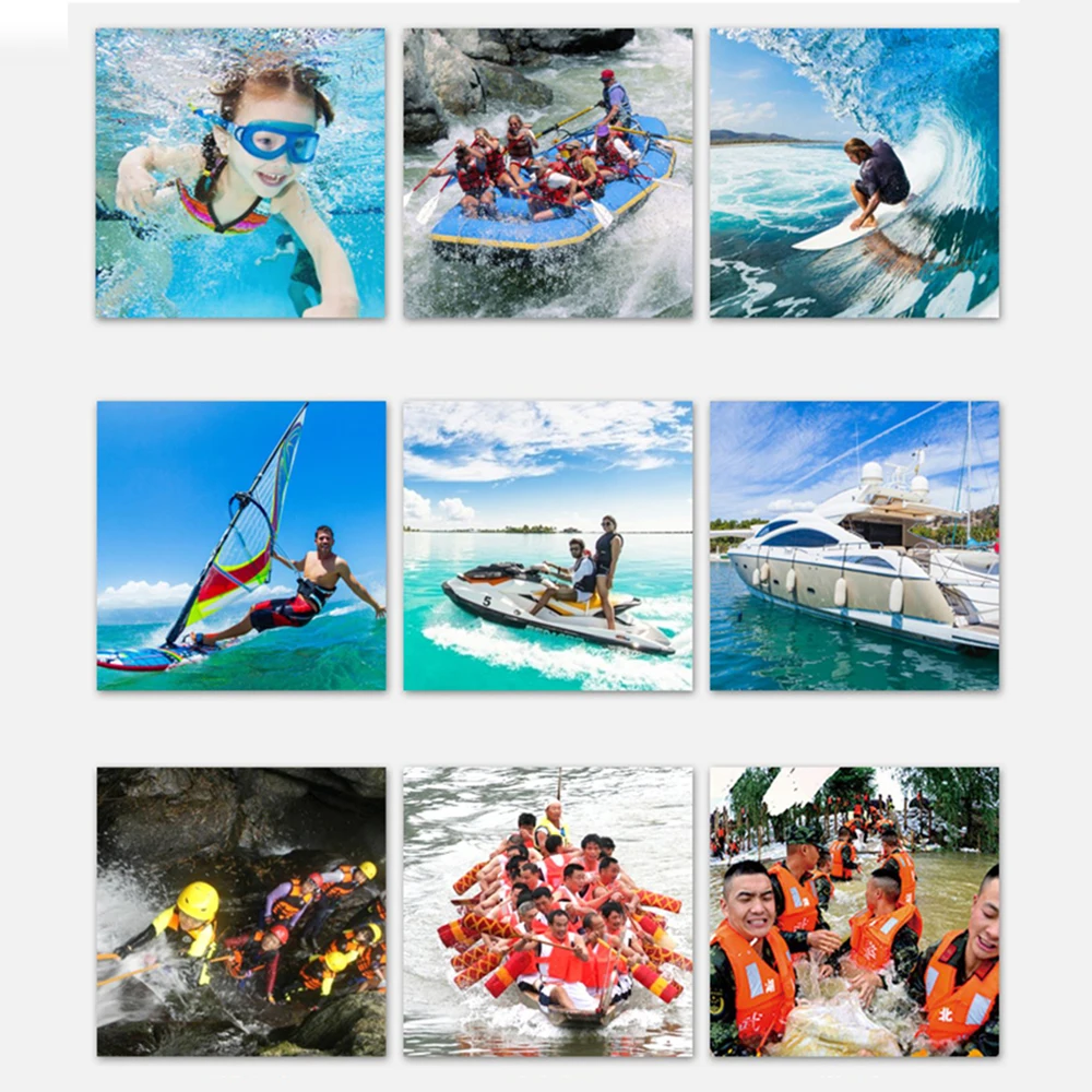 

Adult children neoprene life jacket fishing vest water suit sports swimming fishing water ski vest kayak rafting safety vest