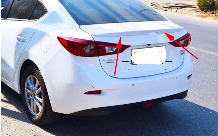 

1 шт., спойлер для MAZDA 3 4DR, 2014-2018