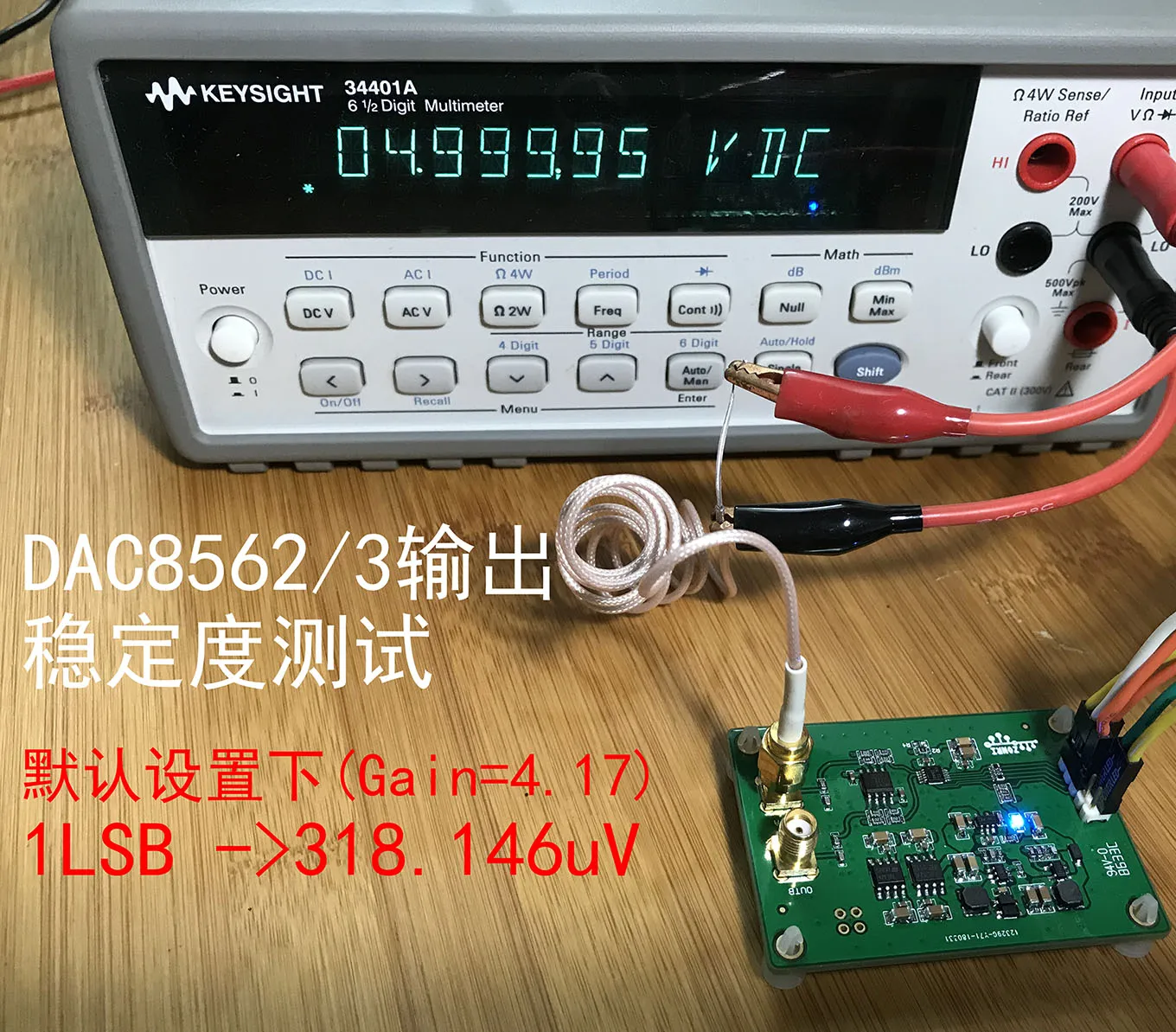 DAC8562 DAC Module Positive and Negative 10V Signal Amplitude 16Bit Uni / Bipolar Output |
