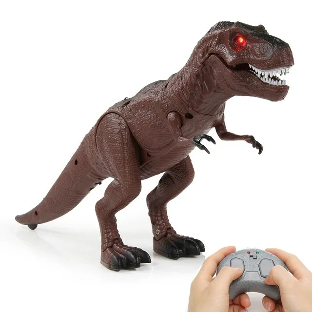 Динозавр RC тираннозавр рекс животное дистанционное управление звук Dinobot электрические ходячие Животные Игрушка музыкальный светильник-спрей детская игрушка