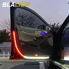 Предупреждение ющий светодиодный светильник открытия двери автомобиля s приветсветильник светодиодный стробоскоп безопасности сигнальная лампа 120 см Водонепроницаемый Автомобильный декоративный окружающий свет s