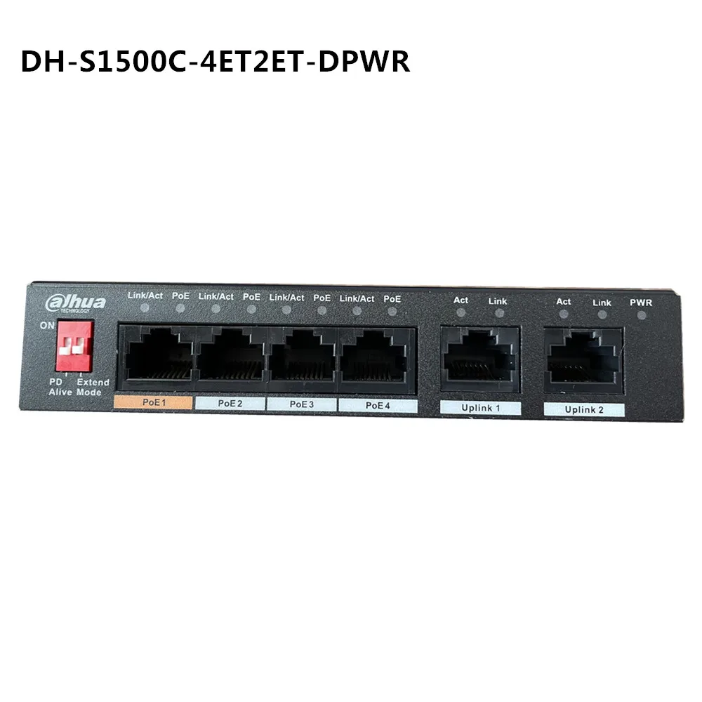 Коммутатор Dahua 4ch PoE коммутатор Ethernet на расстоянии 250 м с поддержкой и протокол Hi