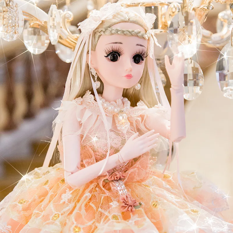 Новинка 60 см BJD кукла с принцессой платье одежда ювелирные изделия аксессуары 1/3