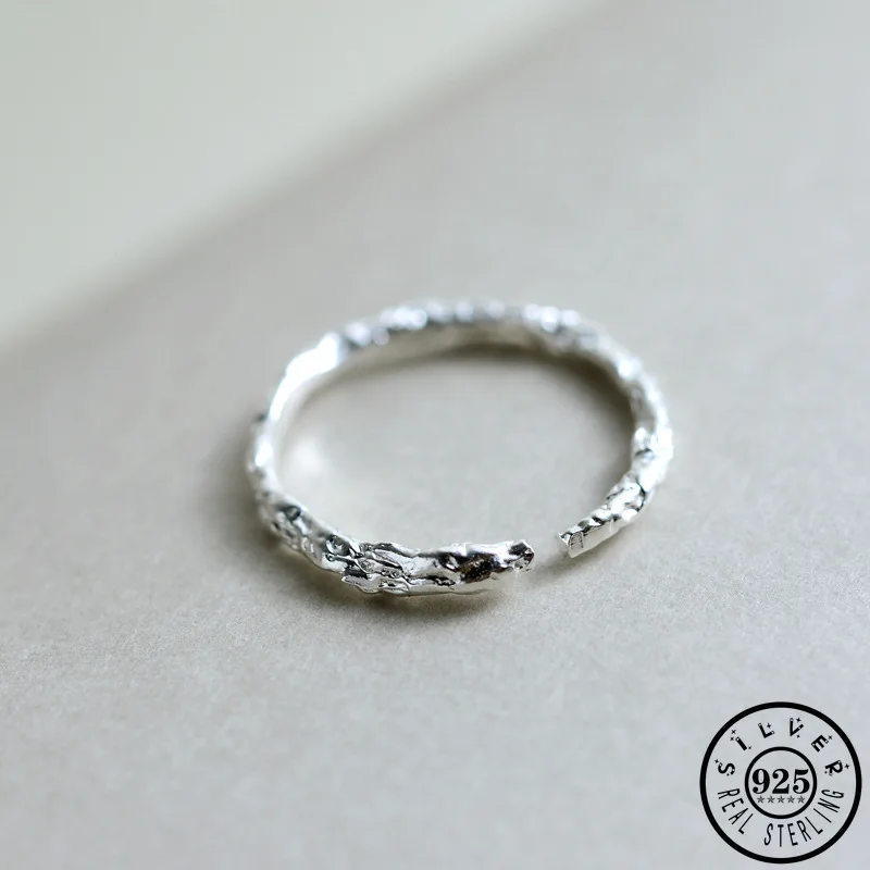 100% реальные 925 стерлингового серебра миди открытый палец кольцо для женщин в