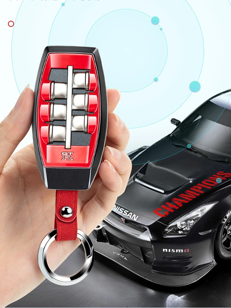 Чехол для автомобильного ключа из АБС-пластика чехол держатель цепи Nissan Juke Pulsar