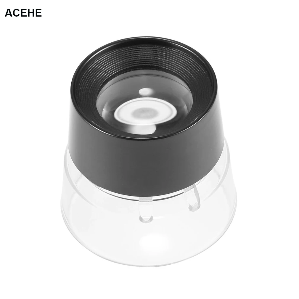ACEHE 10X Magnifier Loupes Distortion-free Inspecting for Stamps Photography Coins Currency Detecting Counterfeit Documents | Инструменты