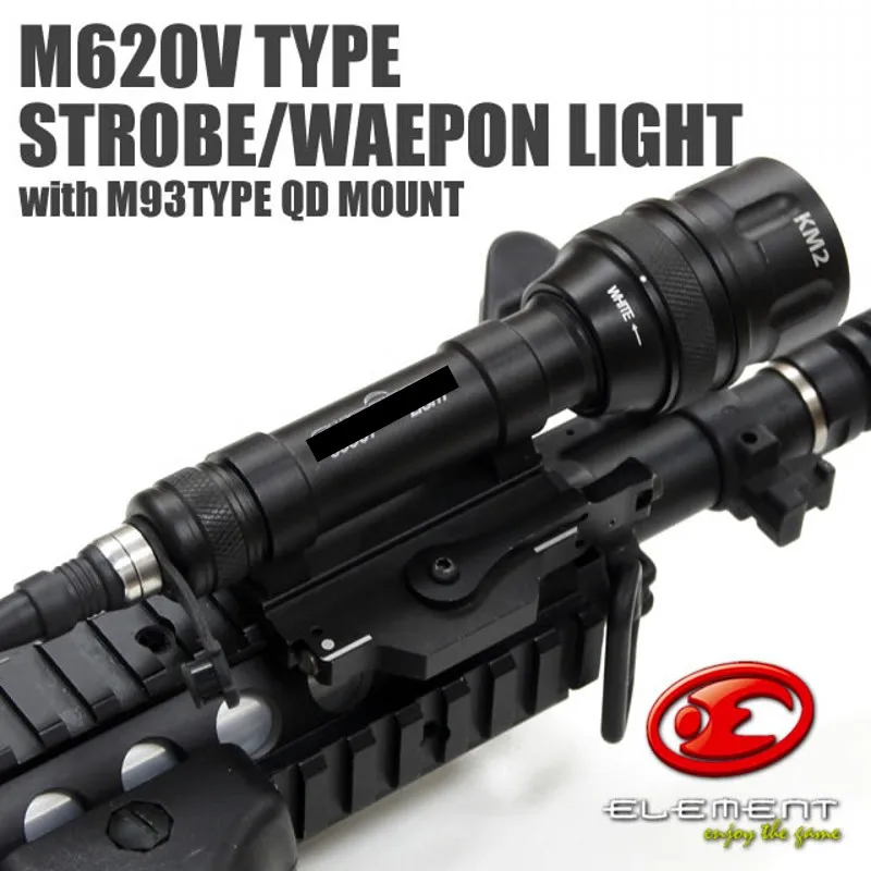 Светильник для оружия Element Airsoft M620V, светодиодный тактический светильник для оружия Softair, охотничий светильник s, фонарик для пневматического...