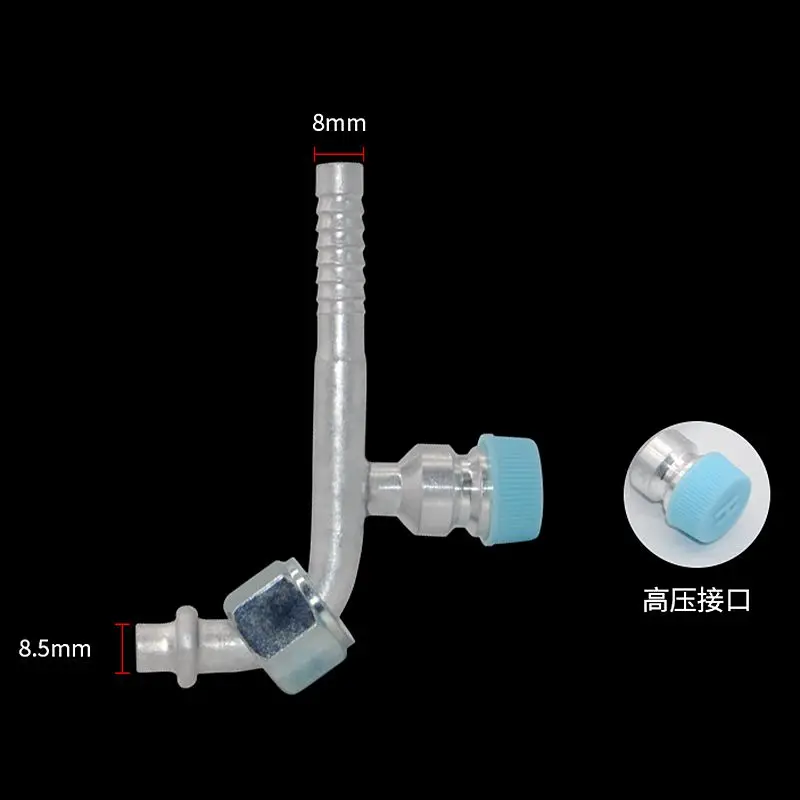 

Шланговое соединение для автомобильного кондиционера, соединение воздушного охлаждения, фитинг OR\R134 с клапаном, фитинг воздушного охлаждения с клапаном