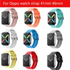 Ремешок спортивный силиконовый для OPPO watch 2 1 band 41 мм 42 мм 46 мм