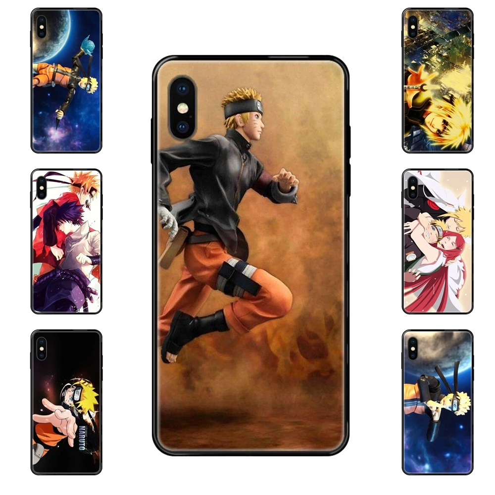 Черные Мягкие ТПУ чехлы для сотовых телефонов Shippuden Kunai Naruto Uzumaki недавно Galaxy A70 A71
