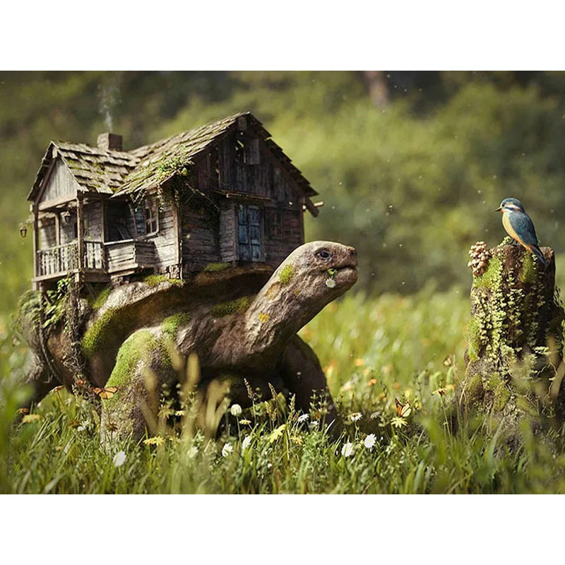 Полностью круглая алмазная живопись стразы вышивка крестиком