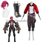 Костюм для косплея LoL Arcane Vi, женская обувь, костюмы на Хэллоуин, карнавальный костюм для женщин и мужчин