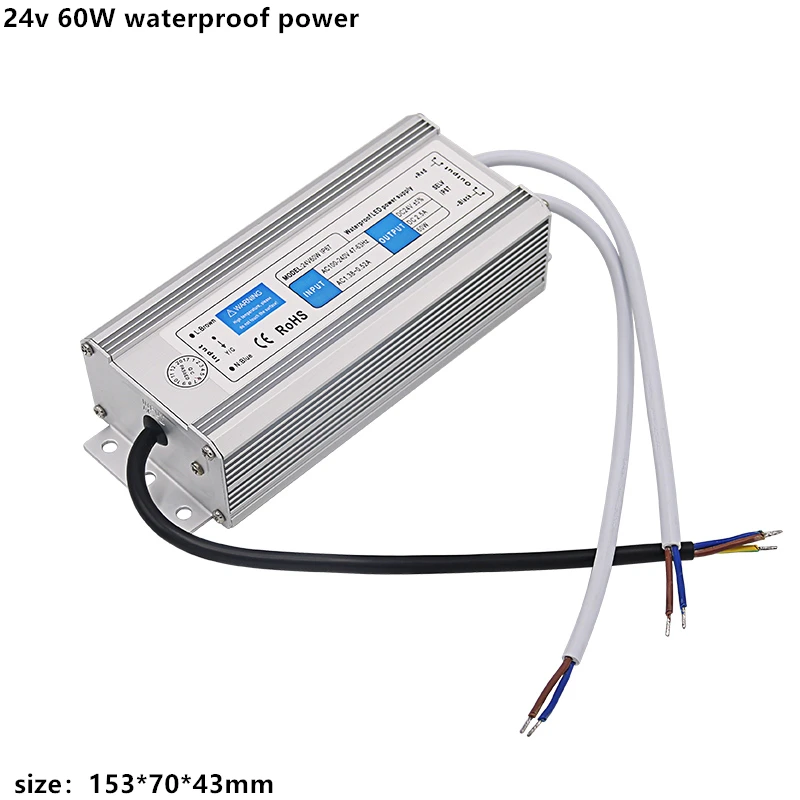 Трансформатор на 24 В постоянного тока 220 переменного Светодиодная лента экран