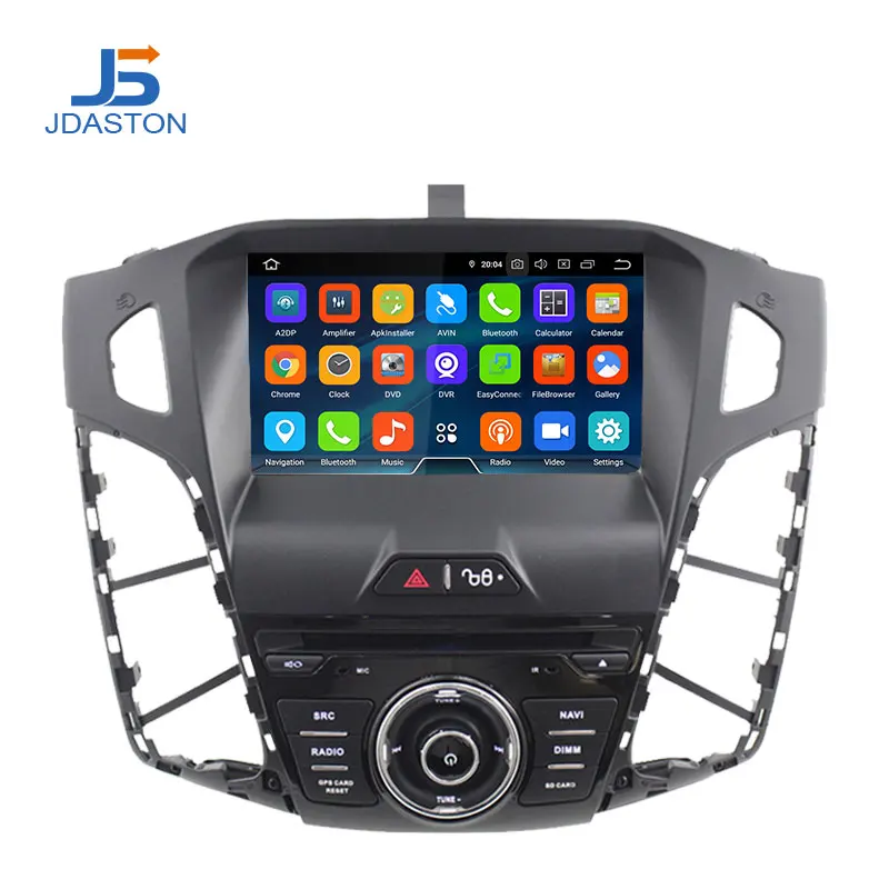 JDASTON Android 9,0 автомобильный dvd-плеер для FORD FOCUS 2011 2012 2013 Автомобильный gps Радио стерео Мультимедиа 4G+ 64G Восьмиядерный