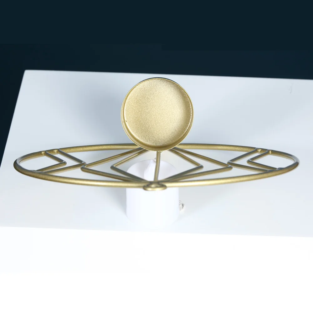 Металлические настенные подсвечники железные Подсвечники Tealight Gold Bar вечерние