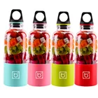 Горячая 500 мл мини 4 лезвия портативный  соковыжималка Автоматическая электрическая шнековая блендер для смузи kitchen usb перезаряжаемая соковарка из нержавейки сок кухонный juicer blender миксер смеситель шейкер