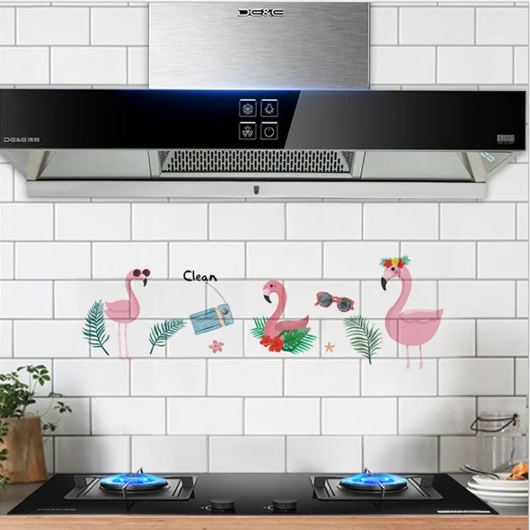 Мультяшные маслостойкие настенные Стикеры кухонные обои водонепроницаемые