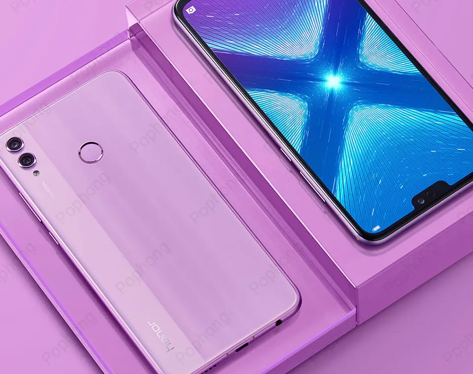Глобальная Встроенная память huawei Honor 8X мобильного телефона 6,5 дюймов экран 3750 мАч батарея Android 8,2 Dual Back 20MP камера смартфон OTA обновление
