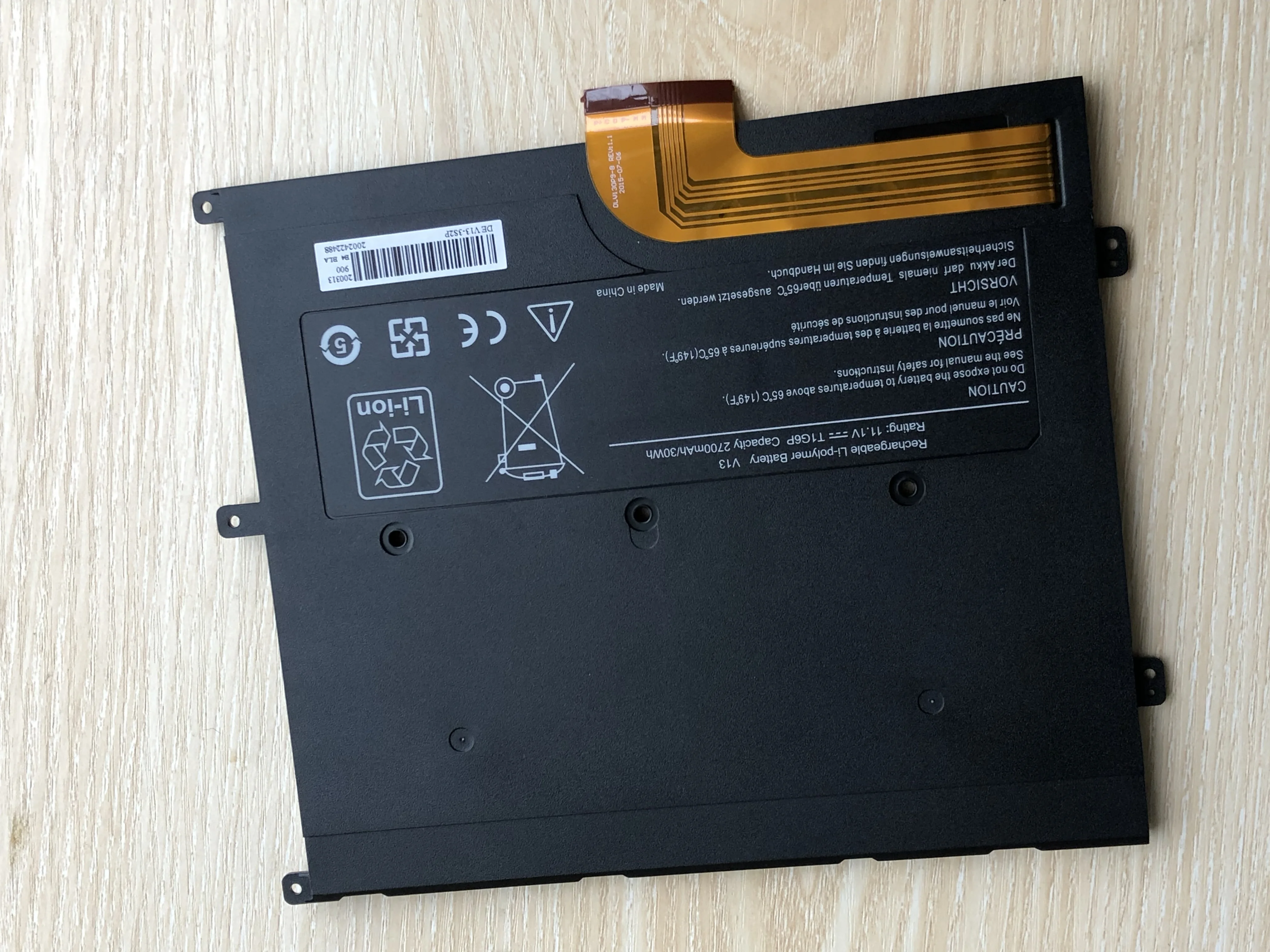 Литий-полимерный аккумулятор для ноутбука 0NTG4J 0PRW6G DELL Vostro V13 V13Z V130 V1300 0449TX PRW6G T1G6P |