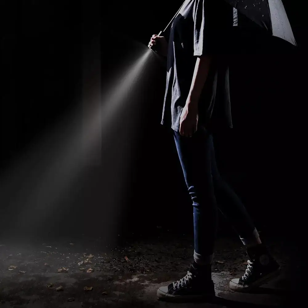 

New Umbrella Automatic Women's Beach Parasol Men Big Rain Umbrellas Wind Resistant Reverse Folding With Lighting Light