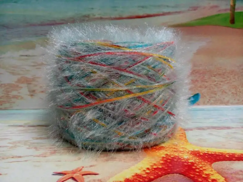 250 г/лот пяти цветов средней толщины смешанная пряжа для вязания крючком оптовая