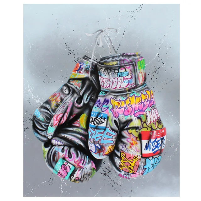 

Street Graffiti Art Canvas Paintings Lover Hands Art Posters and Prints Wall Art Inspiration Pictures for Living Room Home Decor