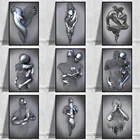 Постеры и принты на холсте, для гостиной, объятия; Сердце