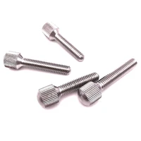 m4 thumb screw knurled screws with small head knurling manual adjustment bolt knukles tornillos parafuso tornillo vis viti gb836